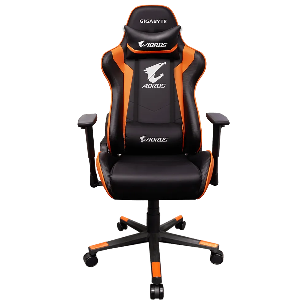 

Кресло игровое Gigabyte Aorus GP-AGC300 V2, черный/оранжевый, GP-AGC300 V2
