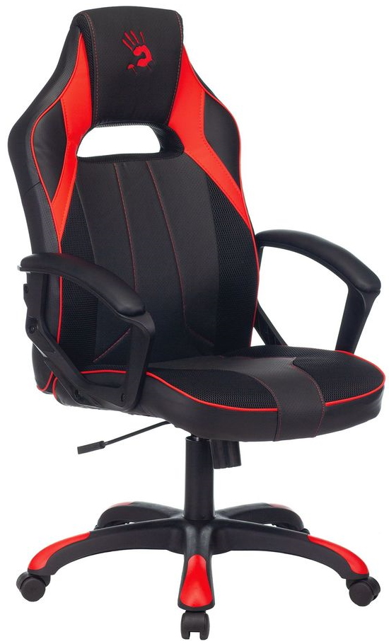 Кресло игровое A4TECH Bloody GC-140, черный/красный