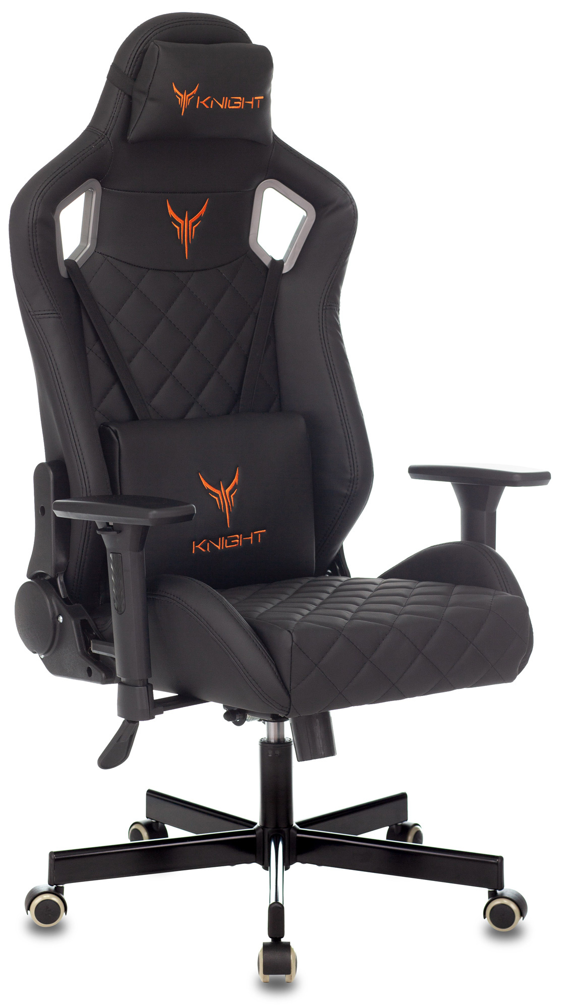 Кресло игровое Бюрократ Knight Outrider, черный