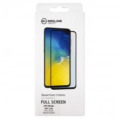 

Защитное стекло Red Line для экрана смартфона ZTE Blade A51 Lite, Full screen, ударопрочное, черная рамка (УТ000026622)