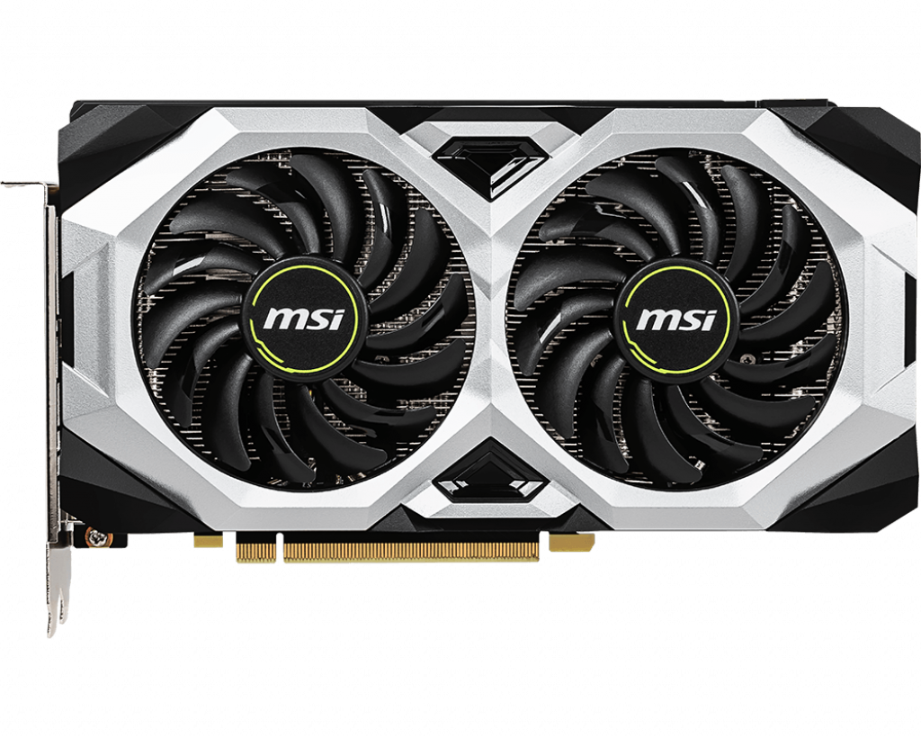 

Видеокарта MSI NVIDIA GeForce RTX 2060 VENTUS 12G OC, 12Gb DDR6, 192bit, PCI-E, HDMI, 3DP, Retail ( RTX 2060 VENTUS 12G OC), VENTUS 12G OC