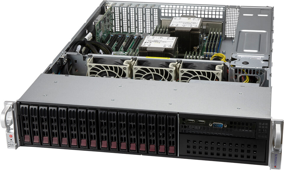 

Серверная платформа SuperMicro 220P-C9RT, 2xSocket4189, 16xDDR4, 16x2.5 HDD HS, 1xM.2-PCI-E, AOC-S3908L-H8iR-16DD, 2x10GLAN, IPMI, Redundant 2x1200 Вт, 2U (SYS-220P-C9RT), 220P-C9RT