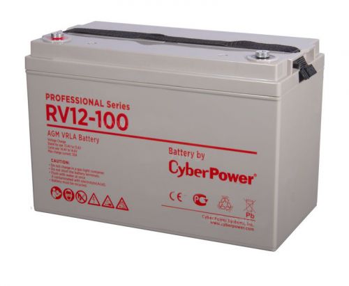 

Аккумуляторная батарея для ИБП CyberPower Professional, 12V, 102Ah (RV 12-100), Белый