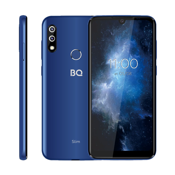 

Смартфон BQ Slim, 6.09" 720x1560 IPS, MediaTek MTK6761, 2Gb RAM, 16Gb, 3G/4G, Wi-Fi, BT, 2xCam, 2-Sim, 3500 мА⋅ч, USB Type-C, Android 11 Go, синий (6061L), Slim