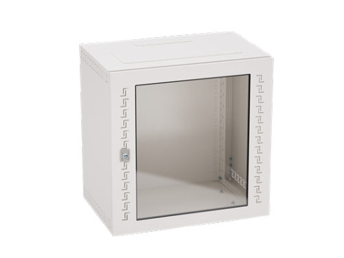 Шкаф телекоммуникационный настенный 9U 600x400, стекло/металл, серый, DKC STI (R5STI0940GS)
