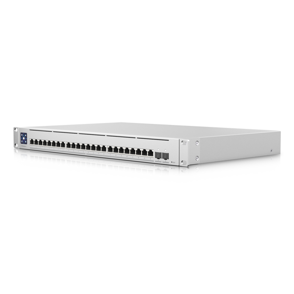 

Коммутатор Ubiquiti Switch Enterprise XG 24, управляемый, кол-во портов: 24x10 Гбит/с SFP28 2x25 Гбит/с, установка в стойку (USW-EnterpriseXG-24-EU), Switch Enterprise XG 24