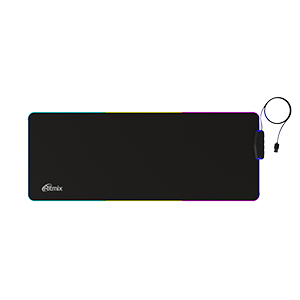 

Коврик для мыши Ritmix MPD-480, игровой, RGB, 800х300х3мм, черный, MPD-480