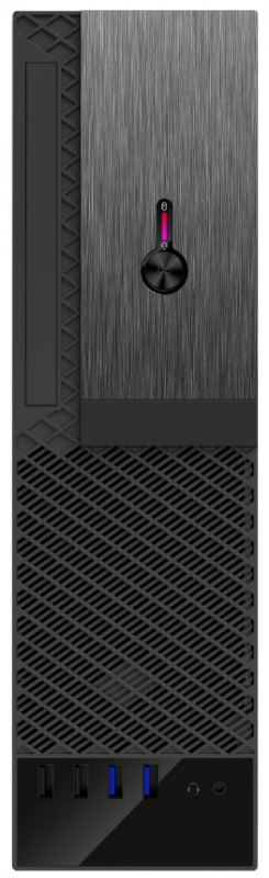 Корпус Foxline FL-1001, mATX, Slim-Desktop, 2xUSB 3.0, черный, 300 Вт (FL-1001-TFX300S)