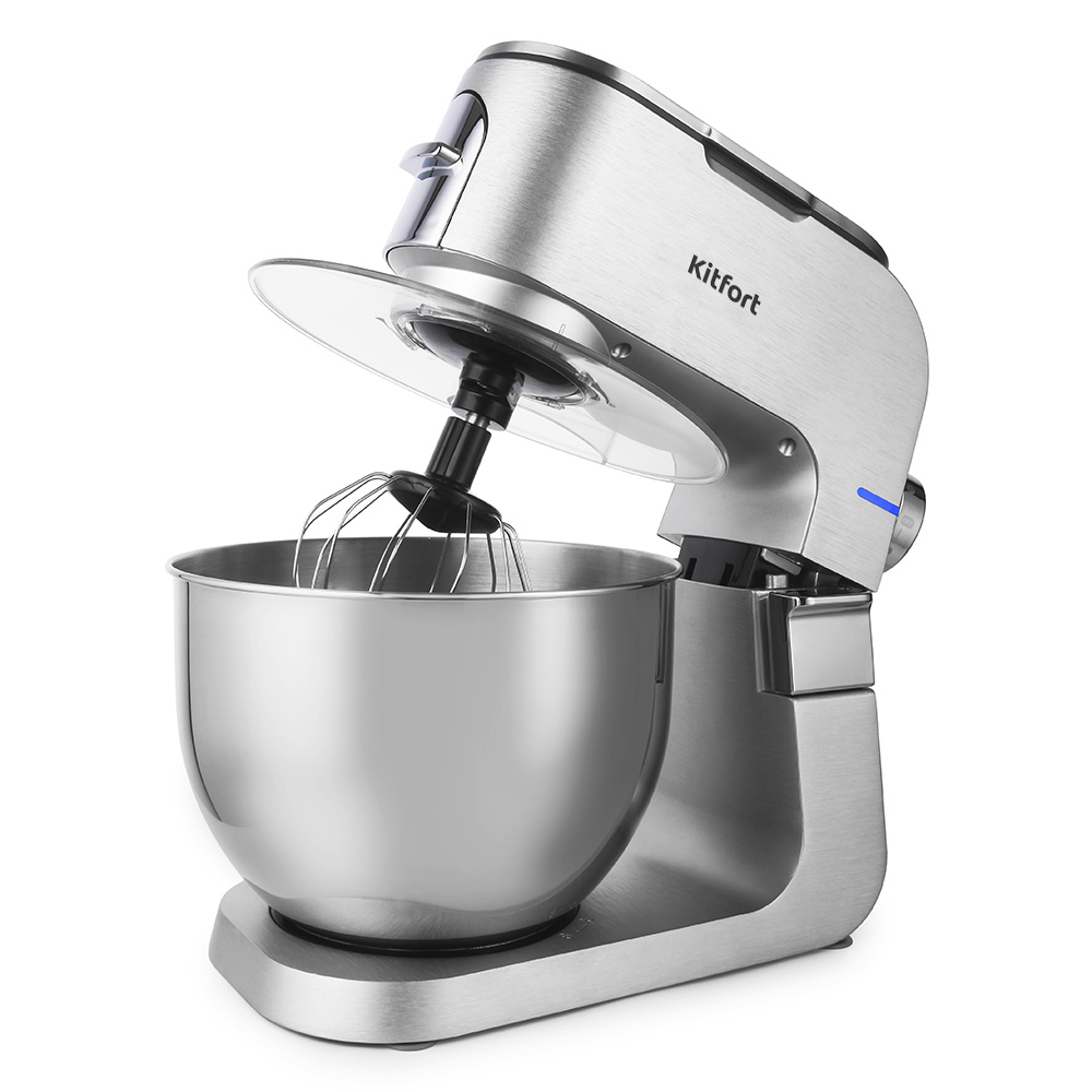 

Комбайн Kitfort KT-1350, 1.3 кВт, миксер, мясорубка, серебристый (KT-1350), KT-1350