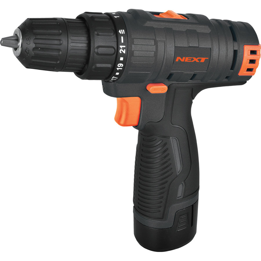 

Дрель-шуруповерт NEXTTOOL ACD-12BL, аккумуляторный, 23 Н·м, 1250 об/мин, 12V, 1.5 А·ч, Li-Ion, быстрозажимной патрон, кейс, 2.3кг (500007), ACD-12BL