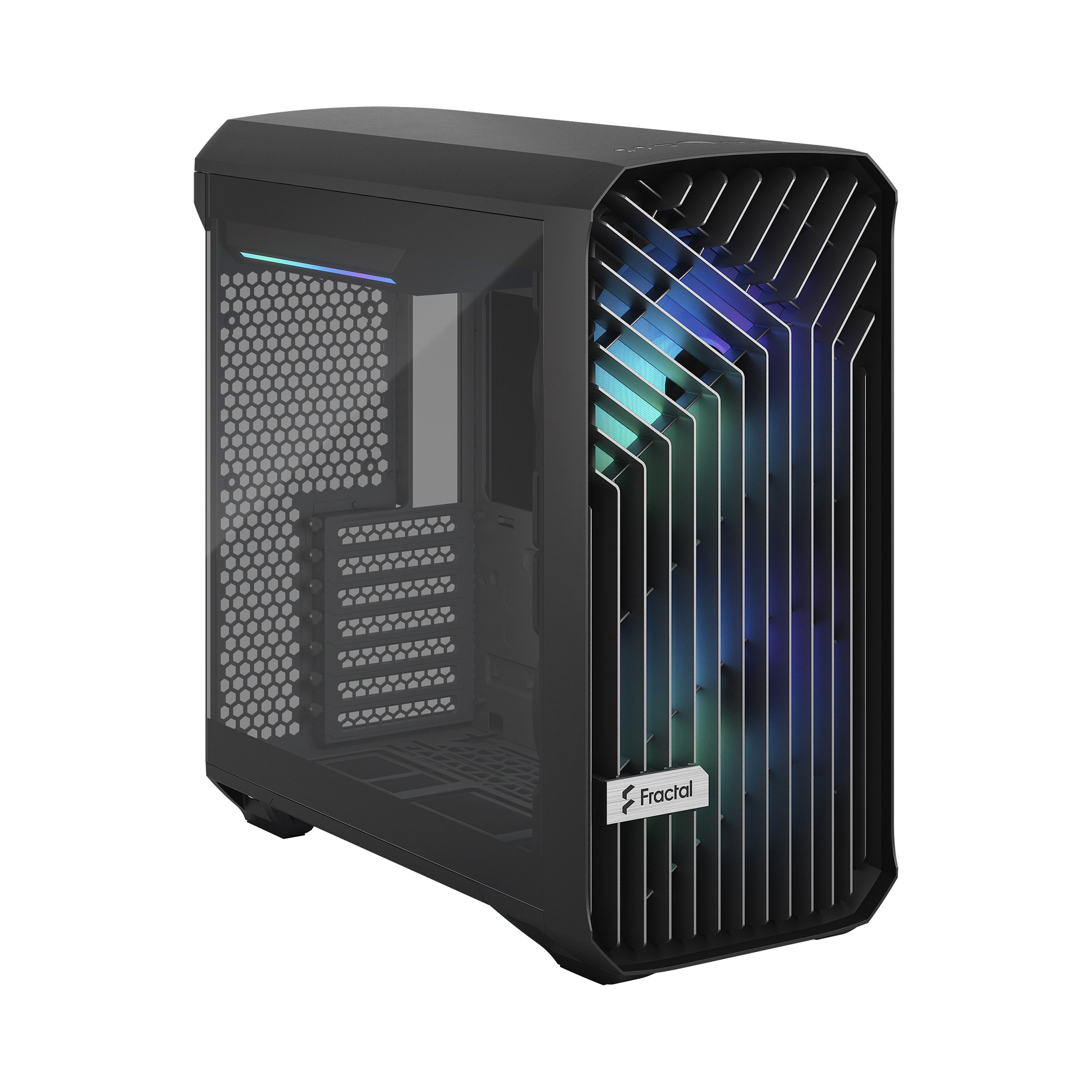 Корпус Fractal Design Torrent Compact RGB Black TG Light Tint, Midi-Tower, без БП, темно-серый