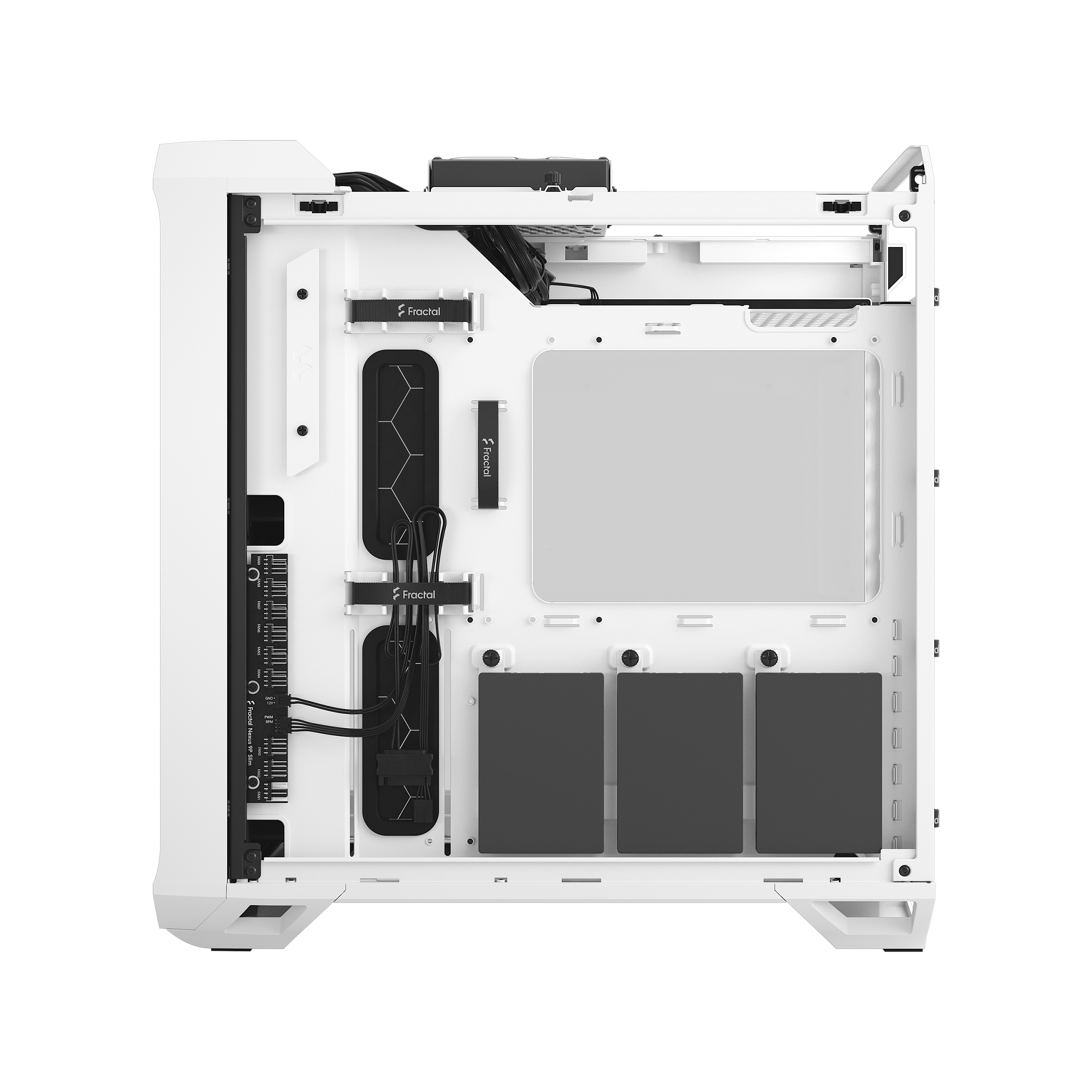 Корпус Fractal Design Torrent Compact White TG Clear Tint, Midi-Tower, без  БП, белый, 1028305 купить в Барнауле в интернет-магазине e2e4