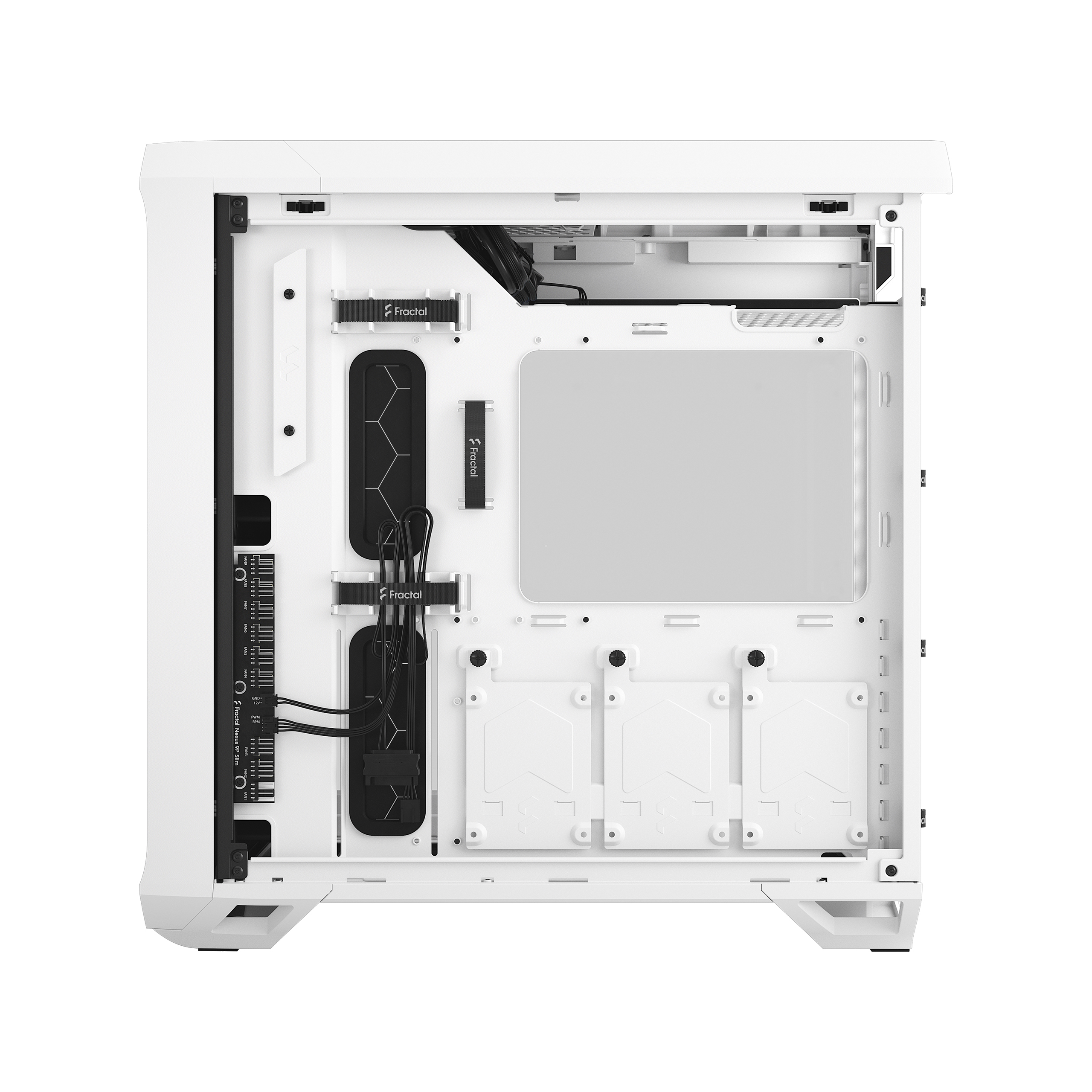 Корпус Fractal Design Torrent Compact White TG Clear Tint, Midi-Tower, без  БП, белый, 1028305 купить в Красноярске в интернет-магазине e2e4