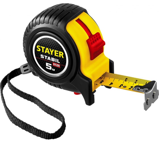 Рулетка 5 мx2.5 см, STAYER STABIL