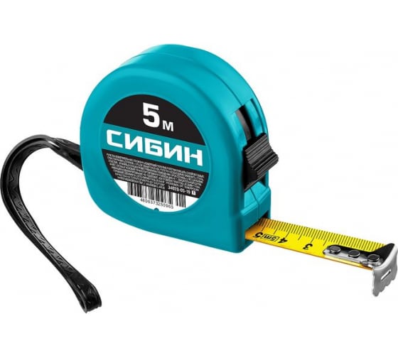 

Рулетка 5 м x 1.9 см, СИБИН (34020-05-19_z01)