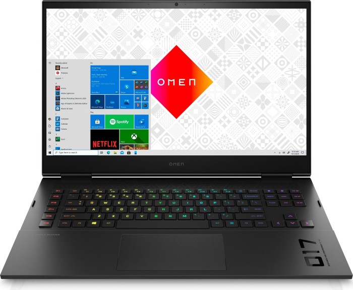 

Ноутбук HP Omen 17-ck0048ur 17.3" IPS 1920x1080, Intel Core i7 11800H 2.3GHz, 16Gb RAM, 1Tb SSD, NVIDIA GeForce RTX 3070-8Gb, DOS, черный (4E1D0EA), 17-ck0048ur