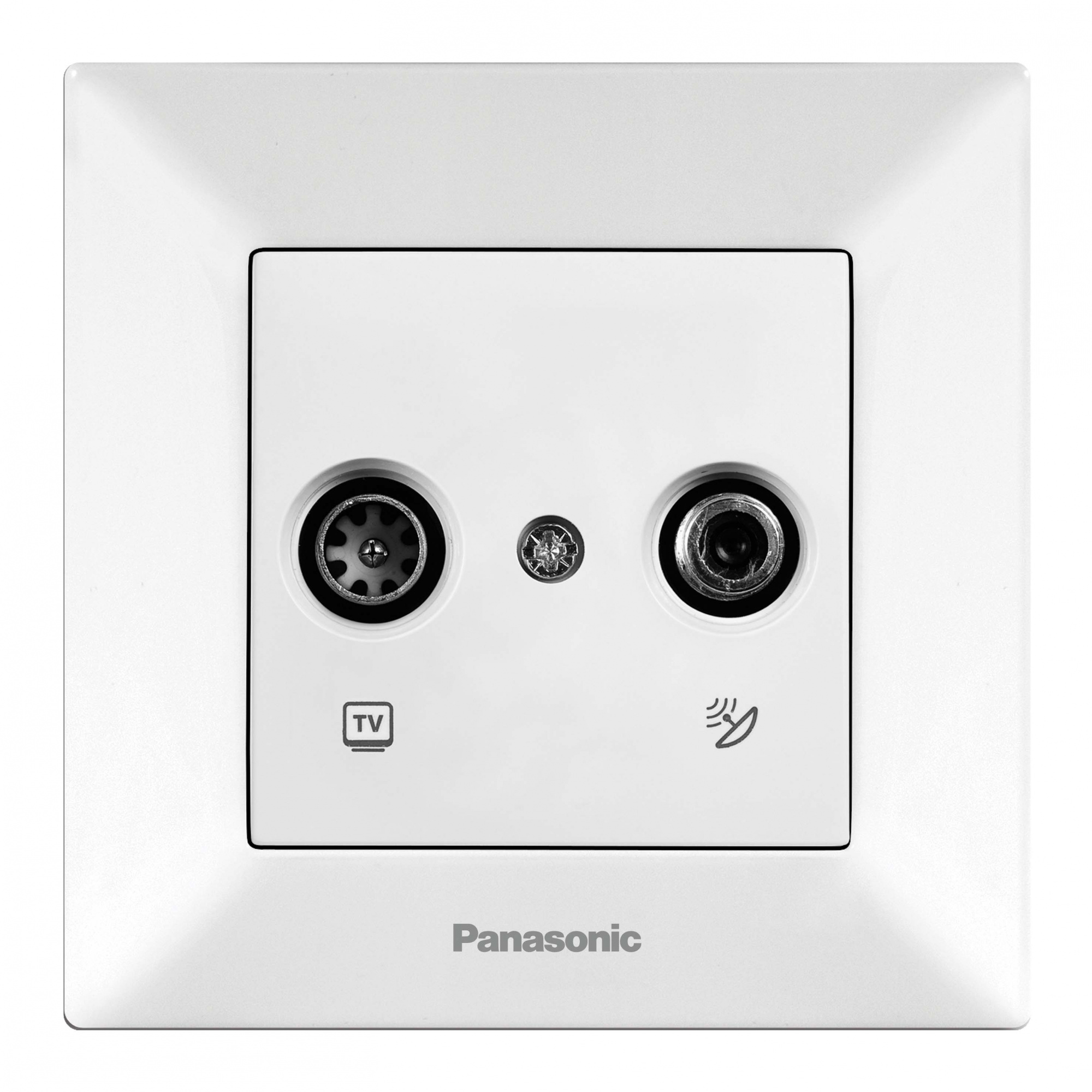 

Розетка 2xTV+SAT PANASONIC Arkedia, белый, в сборе (WMTC04602WH-RU)