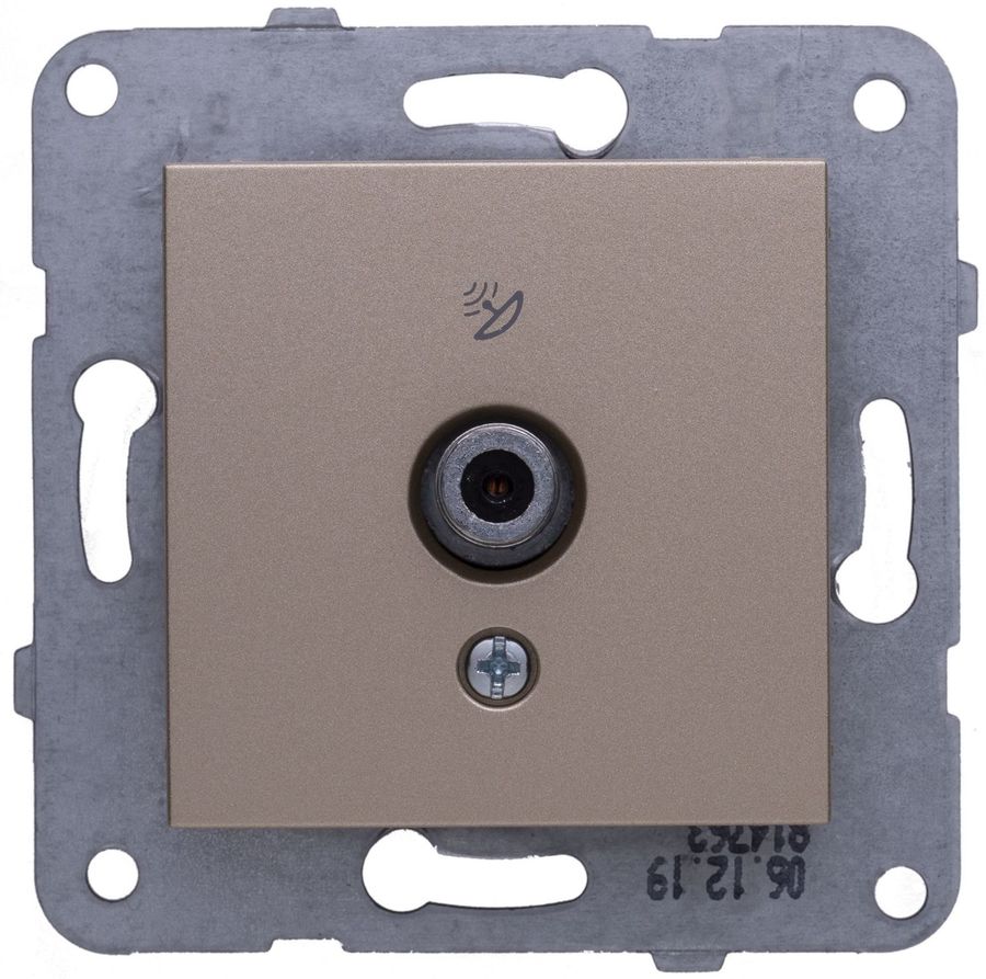

Розетка SAT PANASONIC Karre Plus & Arkedia Slim, бронза, механизм без рамки (WKTT04512BR-RU)