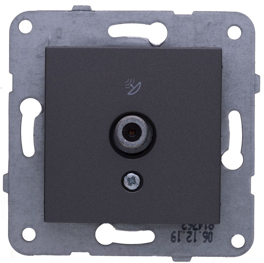 

Розетка SAT PANASONIC Karre Plus & Arkedia Slim, дымчатый , механизм без рамки (WKTT04512DG-RU)