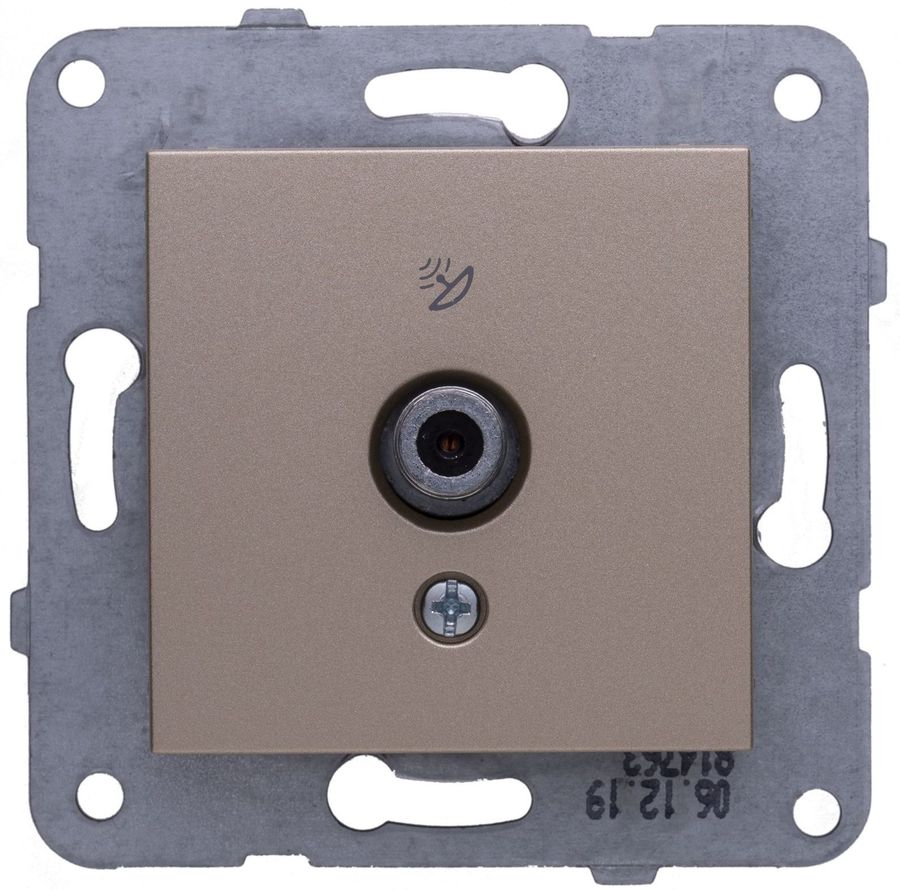 

Розетка SAT PANASONIC Karre Plus & Arkedia Slim, бронза, механизм без рамки (WKTT04522BR-RU)