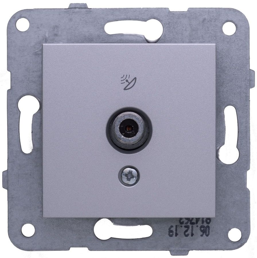 

Розетка SAT PANASONIC Karre Plus & Arkedia Slim, серебро, механизм без рамки (WKTT04522SL-RU)