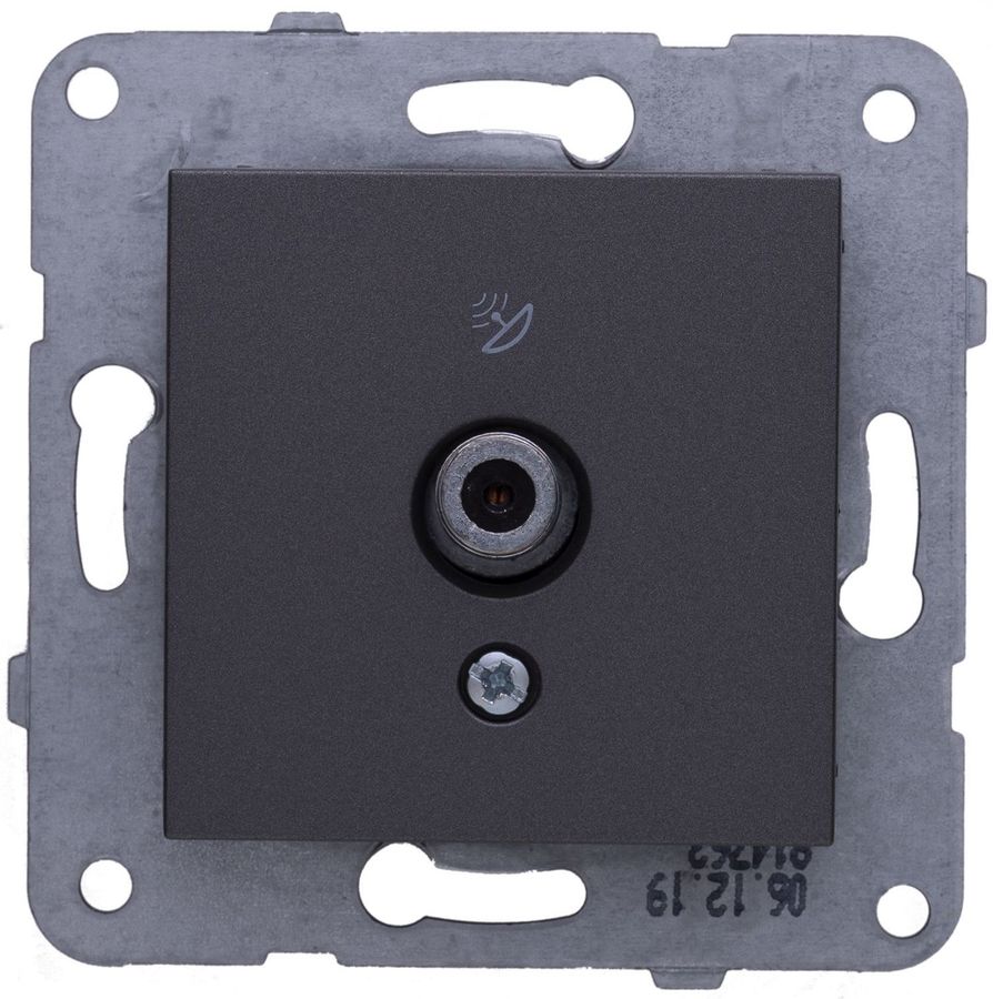 

Розетка SAT PANASONIC Karre Plus & Arkedia Slim, дымчатый, механизм без рамки (WKTT04542DG-RU)