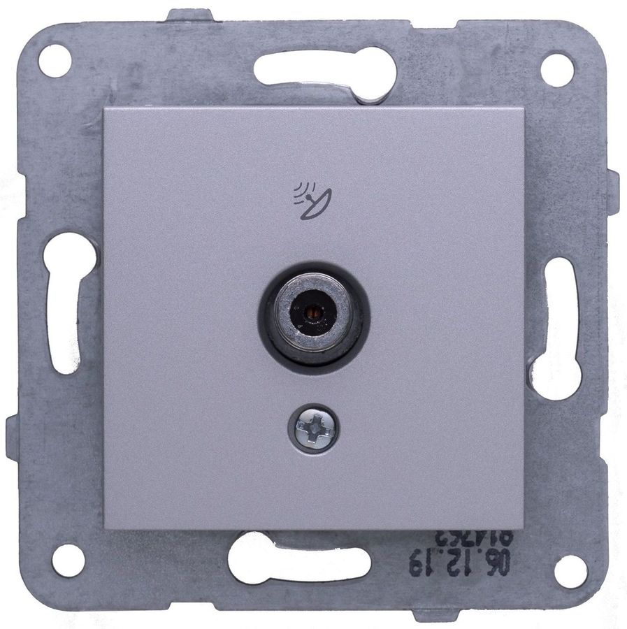 

Розетка SAT PANASONIC Karre Plus & Arkedia Slim, серебро, механизм без рамки (WKTT04542SL-RU)