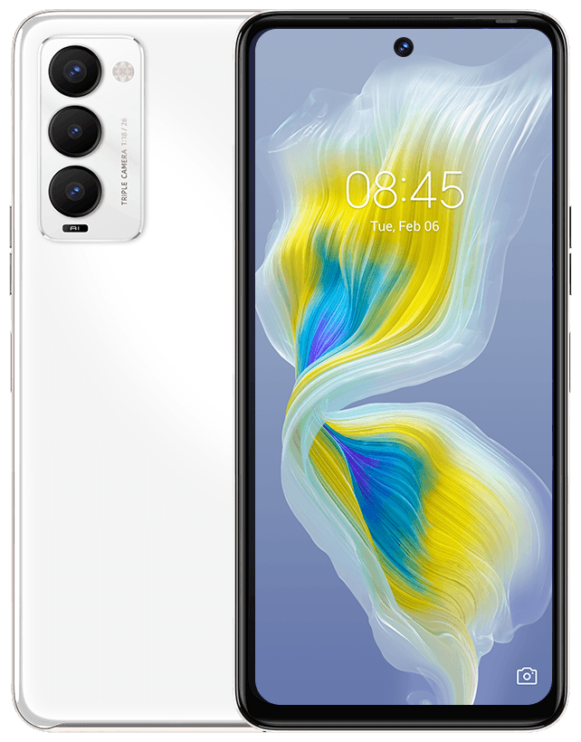 

Смартфон Tecno Camon 18, 6.8" 2460x1080 IPS, MediaTek Helio G88, 6Gb RAM, 128Gb, 3G/4G, NFC, Wi-Fi, BT, 3xCam, 2-Sim, 5000mAh, USB Type-C, Android 11, керамический белый (CH6N), Camon 18