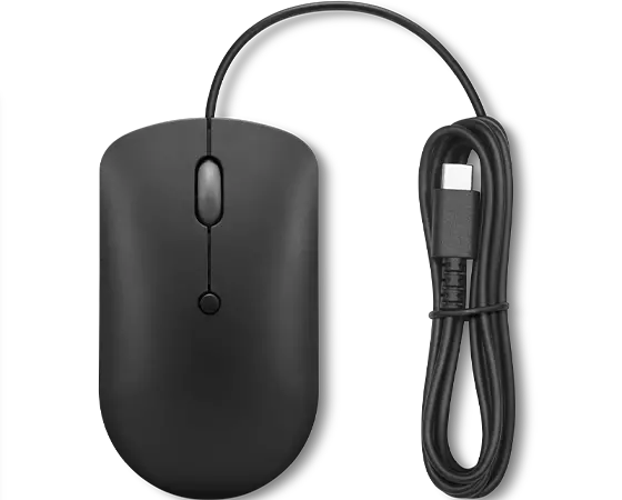 

Мышь проводная Lenovo 400 USB-C Wired Compact, 2400dpi, оптическая светодиодная, USB Type-C, черный (GY51D20875), 400 USB-C Wired Compact