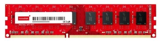 

Память DDR3 DIMM 8Gb, 1600MHz, CL11, 1.35V InnoDisk Industrial Memory (M3U0-8GMSADPC), 8GB
