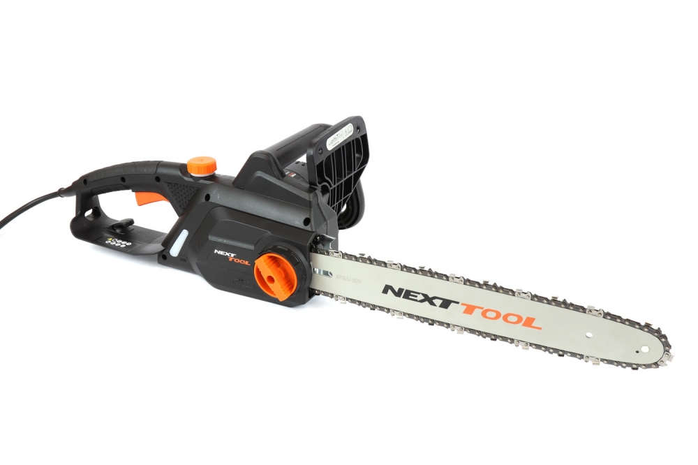

Пила цепная NEXTTOOL ECS-2500/16, 2500Вт, шина 40см, шаг 3/8 дюйма, 5.3кг (400069), ECS-2500/16