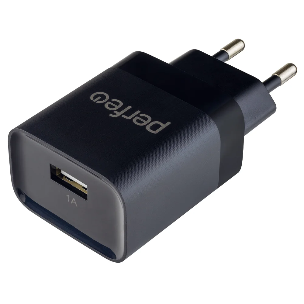 

Сетевое зарядное устройство Perfeo с разъемом USB тип 2, 1USB, 1A, черный ( I4627), с разъемом USB тип 2