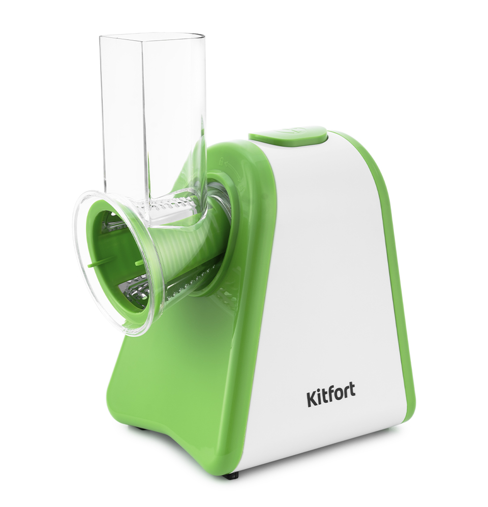 

Измельчитель Kitfort КТ-1385, 200Вт, мультирезка, терка, белый/зеленый (КТ-1385), КТ-1385
