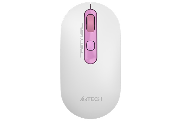 

Мышь беспроводная A4Tech Fstyler FG20, 2000dpi, оптическая светодиодная, USB, белый/розовый (FG20 (SAKURA)), Fstyler FG20