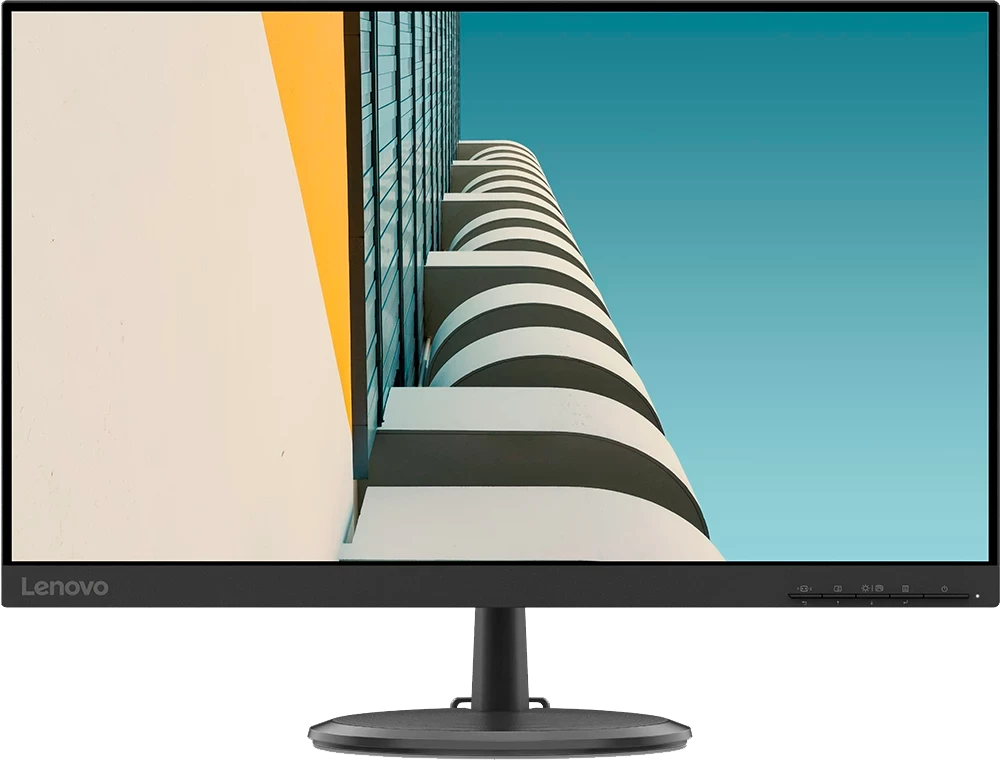Монитор 23.8" Lenovo C24-25 VA, 1920x1080 (16:9), 250кд/м2, 6мс, 178°/178°, FreeSync, VGA, HDMI, черный (66B0KAC1EU)