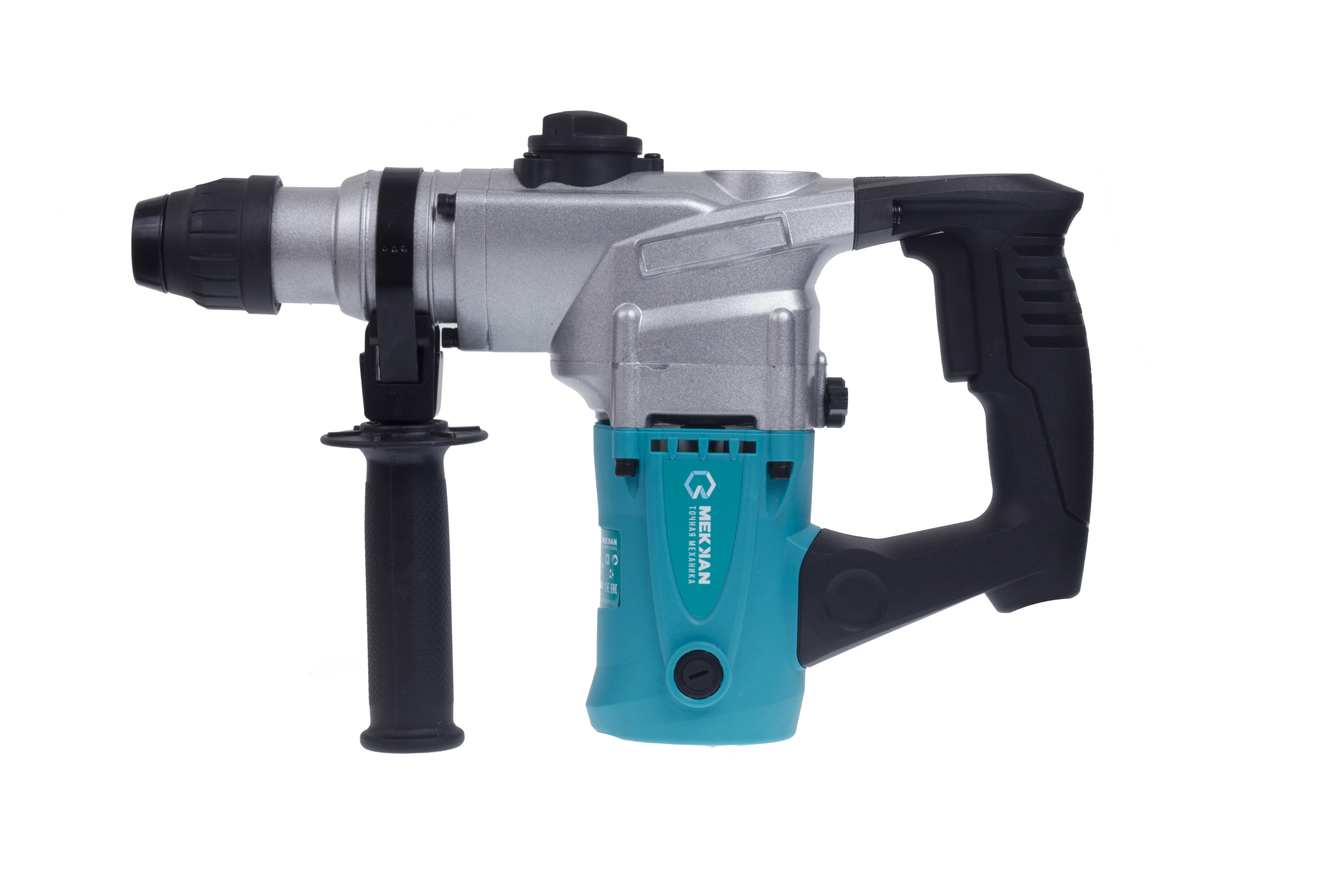 

Перфоратор Mekkan MK81626, сетевой, SDS-Plus, 1050Вт, 4.5 Дж, 4250 уд/мин, пластиковый кейс, 4.8кг, MK81626