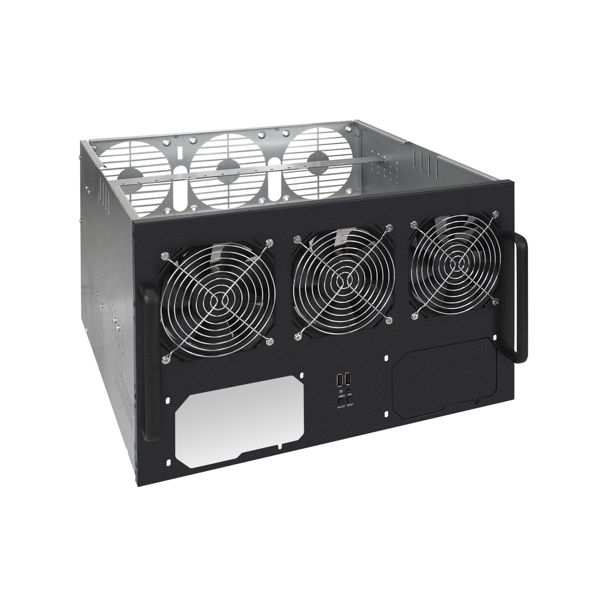 

Корпус ExeGate Pro, ATX, для майнинга, черный, без БП (EX270770RUS), Pro