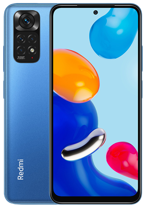 

Смартфон Xiaomi Redmi Note 11, 6.43" 1080x2400 AMOLED, Qualcomm Snapdragon 680, 4Gb RAM, 64Gb, 3G/4G, NFC, Wi-Fi, BT, 4xCam, 2-Sim, 5000 мА⋅ч, USB Type-C, Android 11, синий (38857), Redmi Note 11