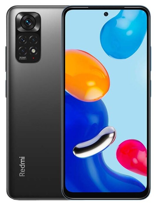 

Смартфон Xiaomi Redmi Note 11, 6.43" 1080x2400 AMOLED, Qualcomm Snapdragon 680, 4Gb RAM, 64Gb, 3G/4G, NFC, Wi-Fi, BT, 4xCam, 2-Sim, 5000mAh, USB Type-C, Android 11, серый (38859), Redmi Note 11