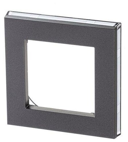 

Рамка ABB Levit, 1-пост, сталь (2CHH015010A6069)