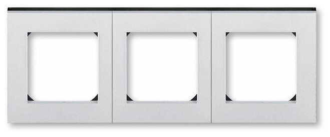 

Рамка ABB Levit, 3-поста, серебро/дымчатый черный (2CHH015030A6070)