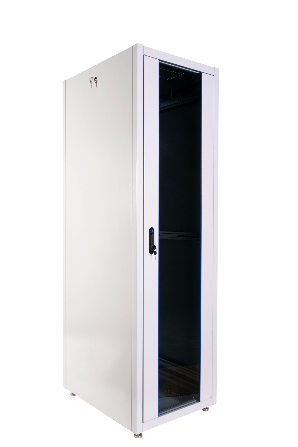 

Шкаф телекоммуникационный напольный 42U 800x800 мм, стекло/металл, серый, разборный, ЦМО ЭКОНОМ (ШТК-Э-42.8.8-13АА)