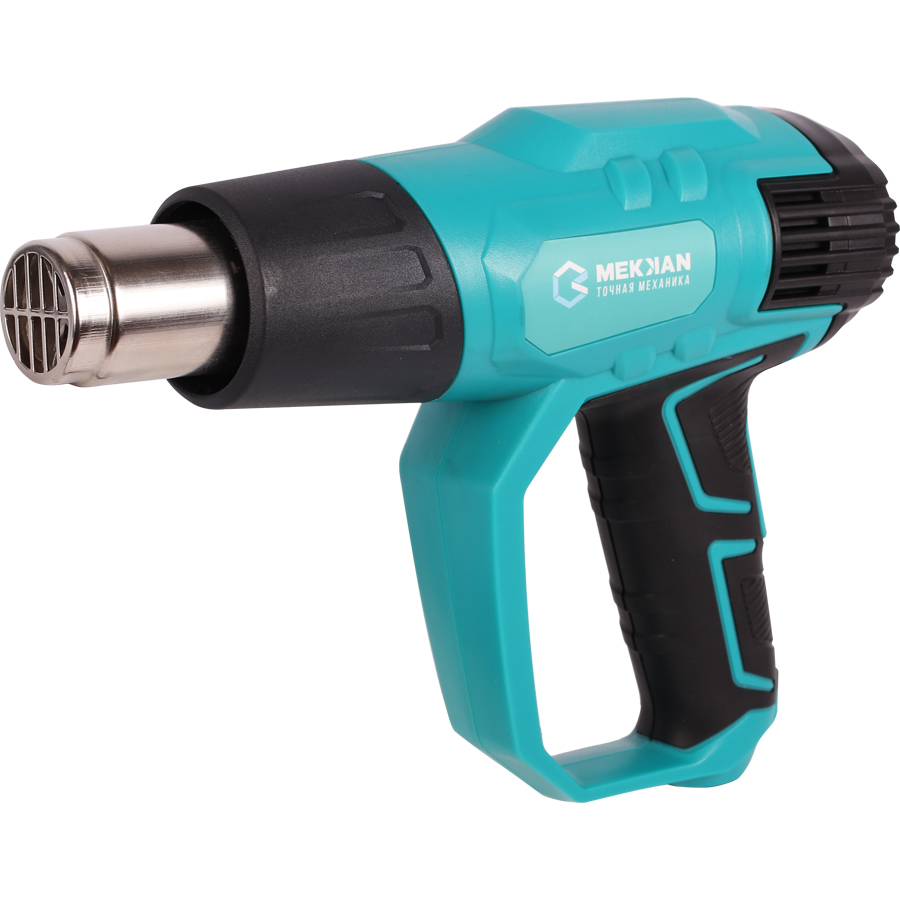 

Фен строительный Mekkan MK82902, сетевой, 2000Вт, от 50°C, до 550°C, до 550 л/м, MK82902