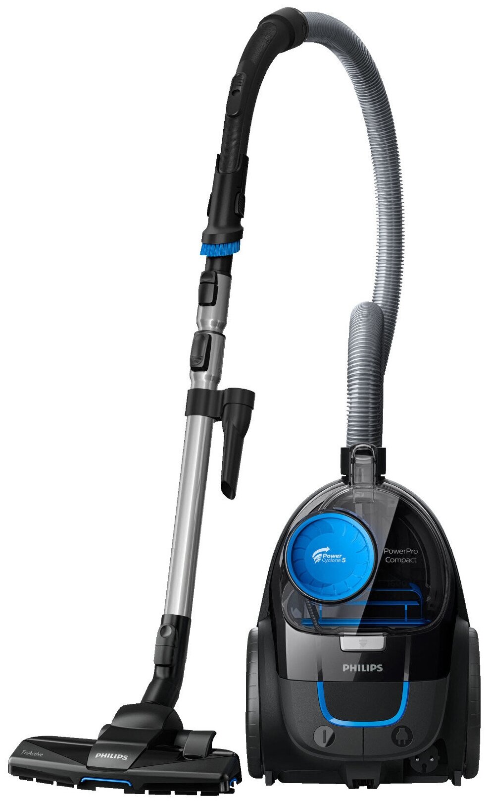 

Пылесос Philips 3000 Series FC9331/09 900 Вт, 1.5 л, 6 м, черный/синий (FC9331/09), FC9331/09