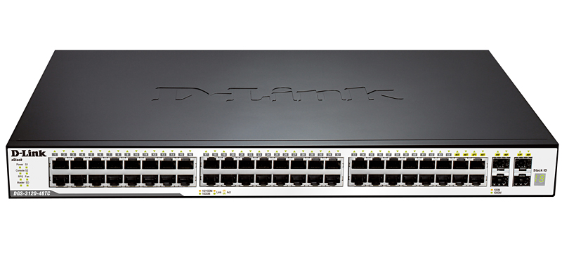 

Коммутатор D-link DGS-3120-48TC, управляемый, кол-во портов: 44x1 Гбит/с, кол-во SFP/uplink: combo RJ-45/SFP 4x1 Гбит/с, установка в стойку (DGS-3120-48TC/B1AEI), DGS-3120-48TC