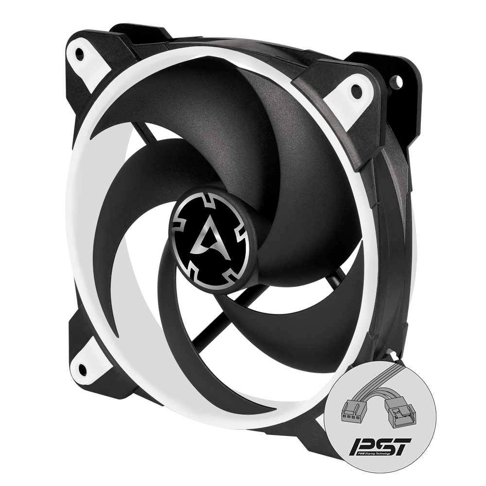 

Вентилятор Arctic Cooling BioniX P120 White, 120мм, 2100rpm, 4-pin PWM PST, 1шт (ACFAN00116A), P120 White