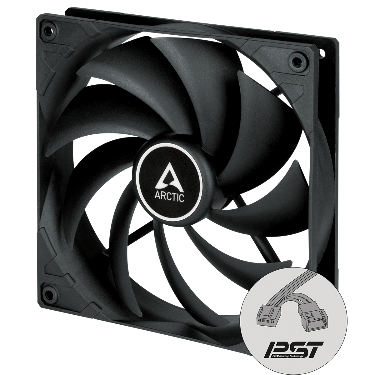 

Вентилятор Arctic Cooling ARCTIC F14 PWM PST CO Black, 140мм, 1350rpm, 4-pin PWM PST, 1шт (ACFAN00220A), F14 PWM PST CO Black