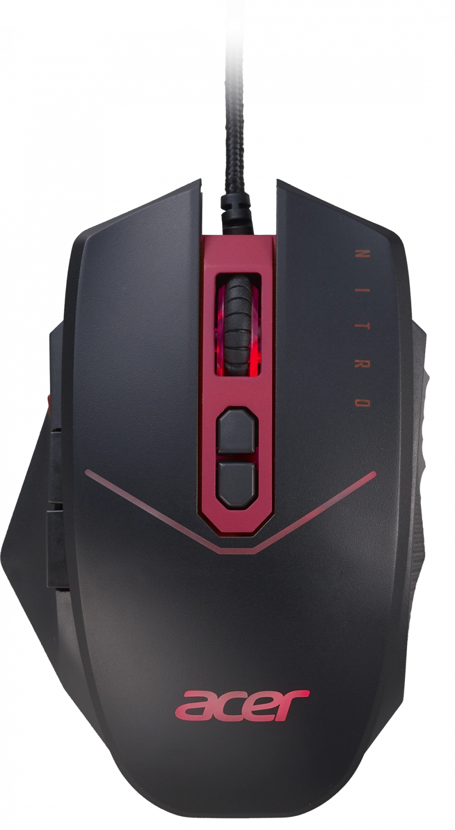 

Мышь проводная ACER Nitro NMW120, 4200dpi, оптическая светодиодная, USB, черный (GP.MCE11.01R), Nitro NMW120