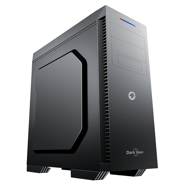 

Корпус GameMax Dark Silent, ATX, Midi-Tower, USB 3.1, черный, Без БП (Dark Silent MFG.G532X), Dark Silent