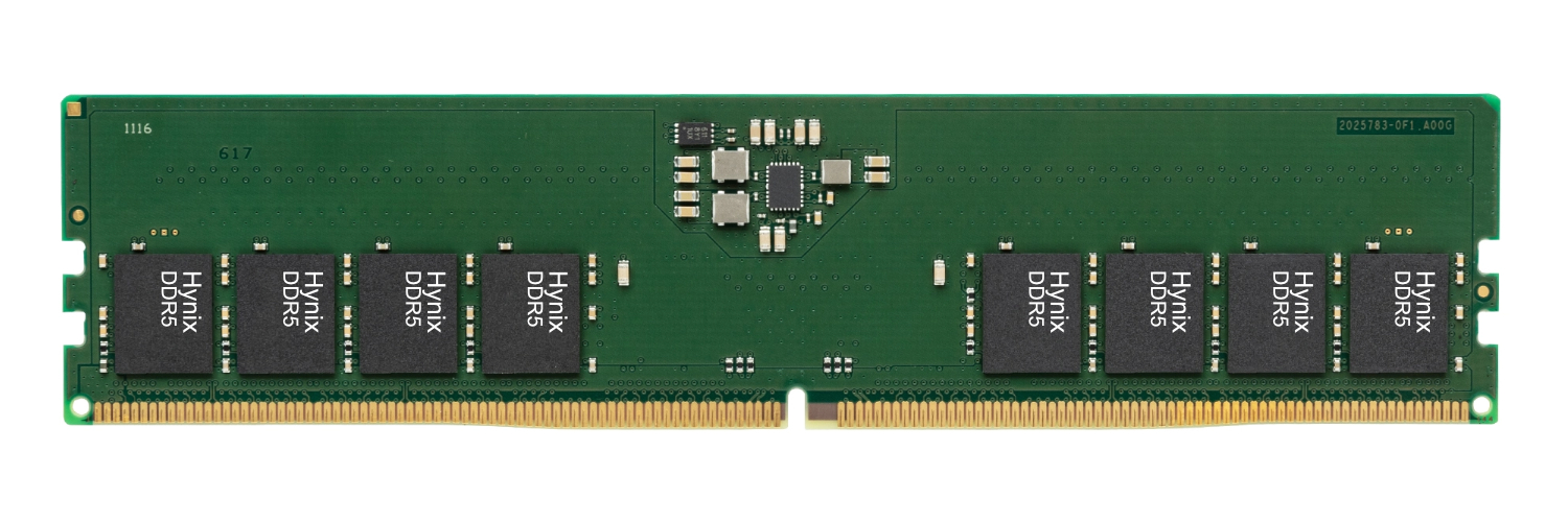 

Память DDR5 DIMM 8Gb, 4800MHz, CL40, 1.1 В, Hynix (HMCG66MEBUA081N), HMCG66MEBUA081N